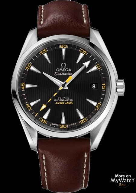 omega aqua terra leather strap