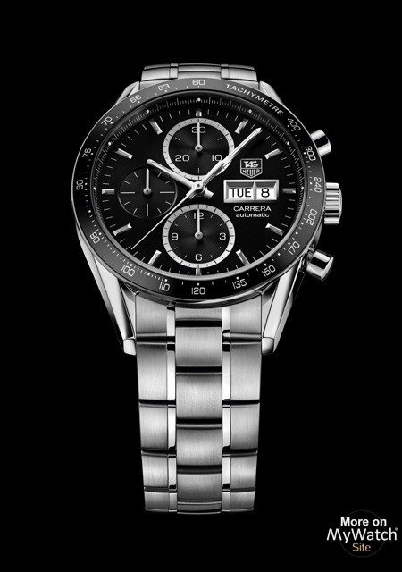 Watch TAG Heuer CARRERA Calibre 16 Day-Date Chronographe | CARRERA   Steel - Steel Bracelet