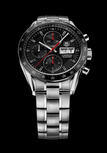 Watch TAG Heuer CARRERA Calibre 16 Day-Date Chronographe | CARRERA   Steel - Steel Bracelet