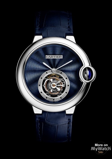 Ballon Bleu de Cartier 39 mm Tourbillon Volant émail