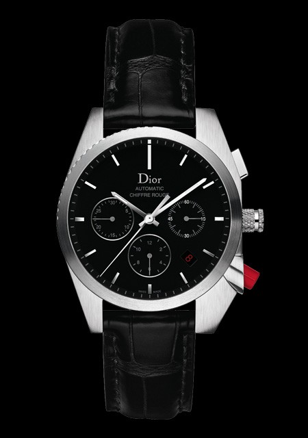その他 Dior Dior Mens Stainless Steel Homme Paris Chiffre Rouge Watch EG2978
