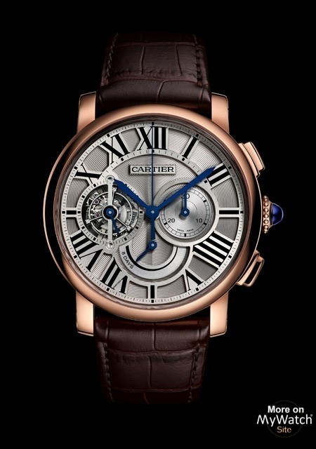 Rotonde de Cartier Tourbillon chronographe 8 jours de réserve de marche