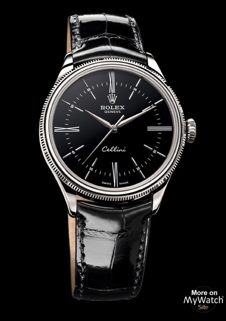 rolex cellini black