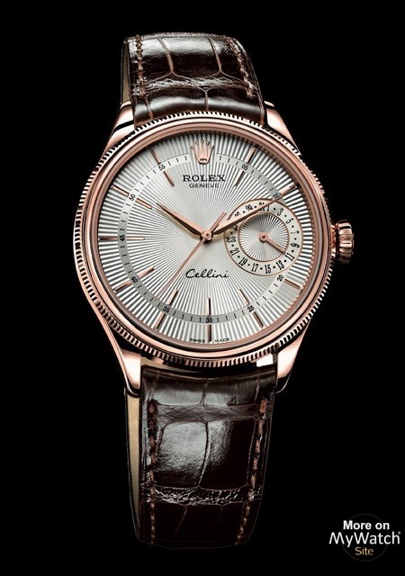 kobling Dyrt Cosmic Watch Rolex Cellini Date | Cellini 50515 Everose Gold - Silver Dial -  Alligator Strap
