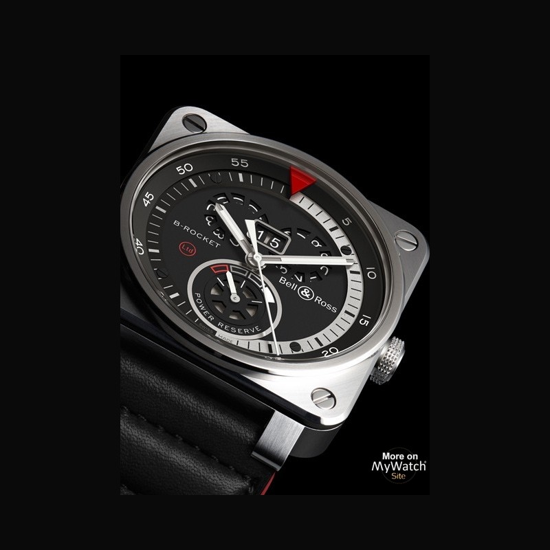 Watch Bell & Ross BR 03-90 B-ROCKET | AVIATION BR0390-B-ROCKET Steel ...