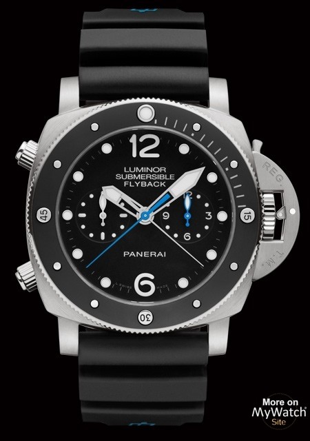 Luminor Submersible 1950 3 Days Chrono Flyback Automatic Titanio