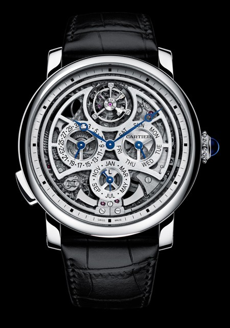 rotonde de cartier grande complication skeleton watch price