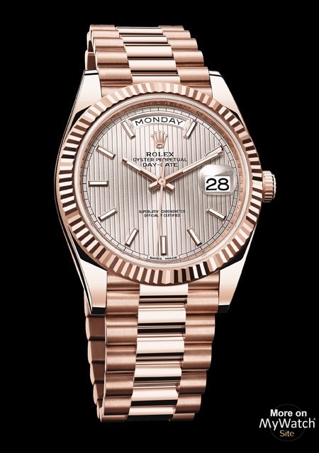 Watch Rolex Day-Date 40  Oyster Perpetual 228235 - 83415 Everose gold
