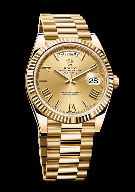 rolex day date 40 yellow gold price