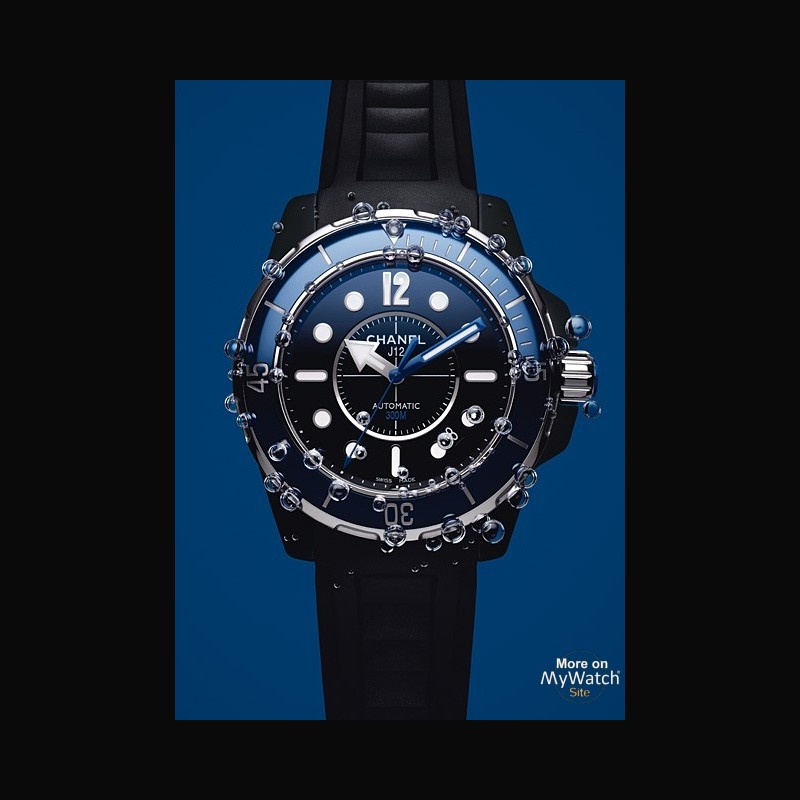 Watch Chanel J12 Marine  J12 H2561 Black Ceramic / Blue Bezel - 38 mm