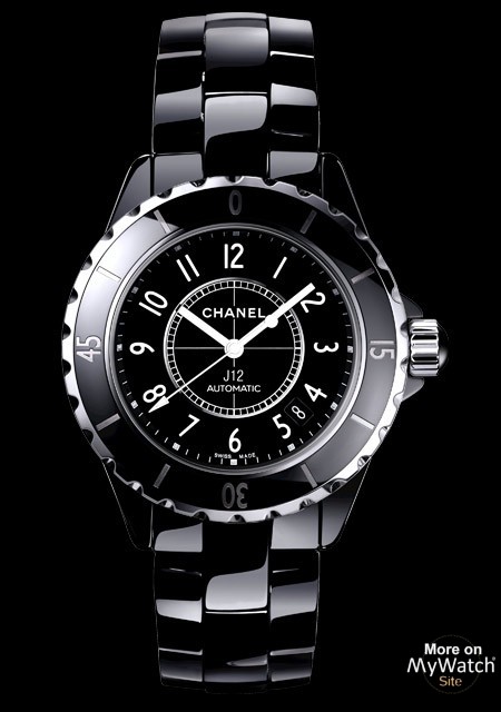 Chanel J12 Black Ceramic 38mm Unisex Automatic Diamond watch H0950 -  Neofashion