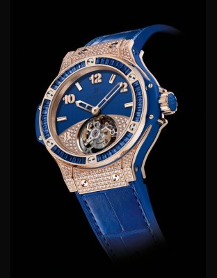 Big Bang Tutti Frutti Tourbillon Dark Blue Pavé