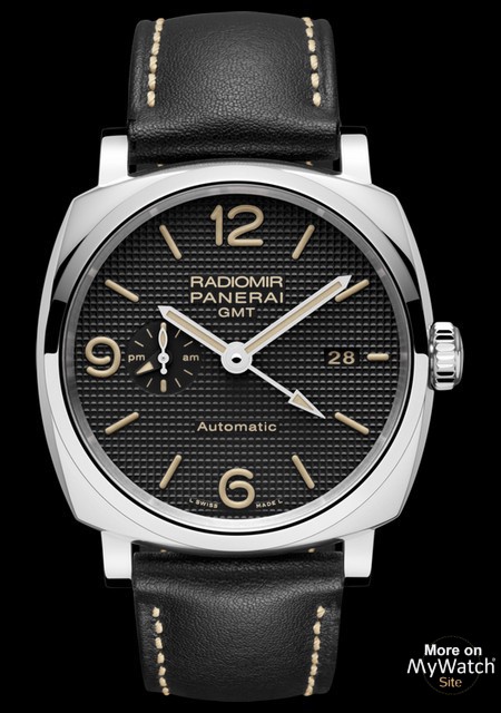 RADIOMIR 1940 3 DAYS GMT AUTOMATIC ACCIAIO