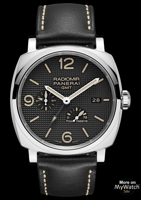 RADIOMIR 1940 3 DAYS GMT POWER RESERVE AUTOMATIC ACCIAIO