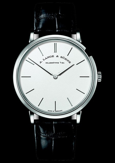 Thin 37mm Saxonia Thin Price White Gold Saxonia Thin Preis Lange