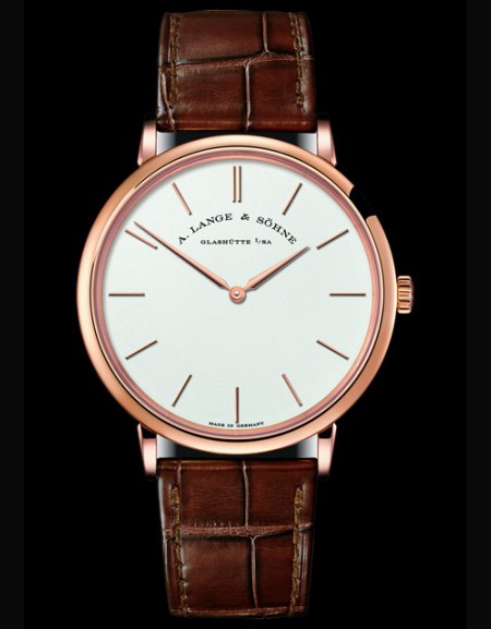 Watch A. Lange & Söhne Saxonia Thin | Saxonia 211.033 Pink Gold - Solid ...