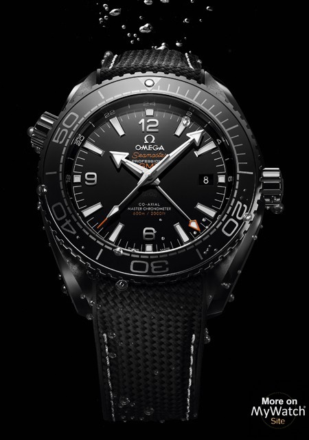 omega seamaster planet ocean deep black