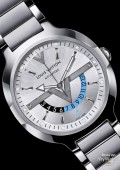 Louis Vuitton 41.5mm Stainless and Taurillon Leather Voyager GMT Automatic Watch