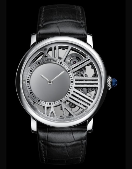 Rotonde de Cartier Skeleton Mysterious Hour