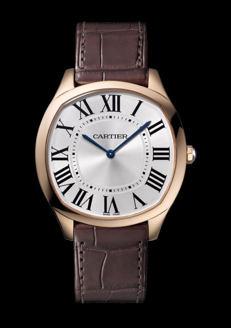 Watch Drive de Cartier Extra-Flat | Cartier WGNM0006 Pink Gold