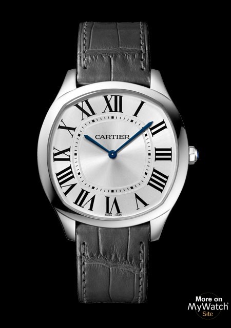 cartier drive extra flat steel