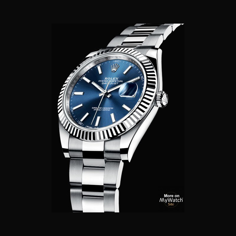 datejust 41 bleu jubilee