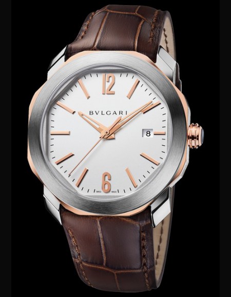 Watch Bvlgari OCTO ROMA | Octo 102703 Steel - Pink Gold