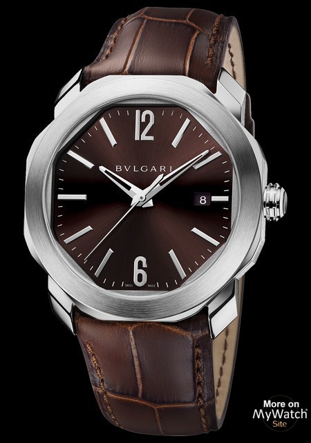 Watch Bvlgari OCTO ROMA | Octo 102705 Steel - Alligator Strap