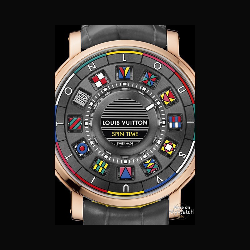 Escale Spin Time watch in rose gold, Louis Vuitton