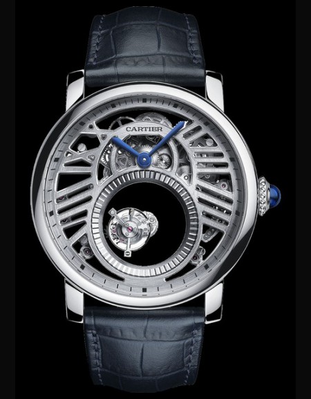 Rotonde de Cartier Double Tourbillon Mystérieux squelette