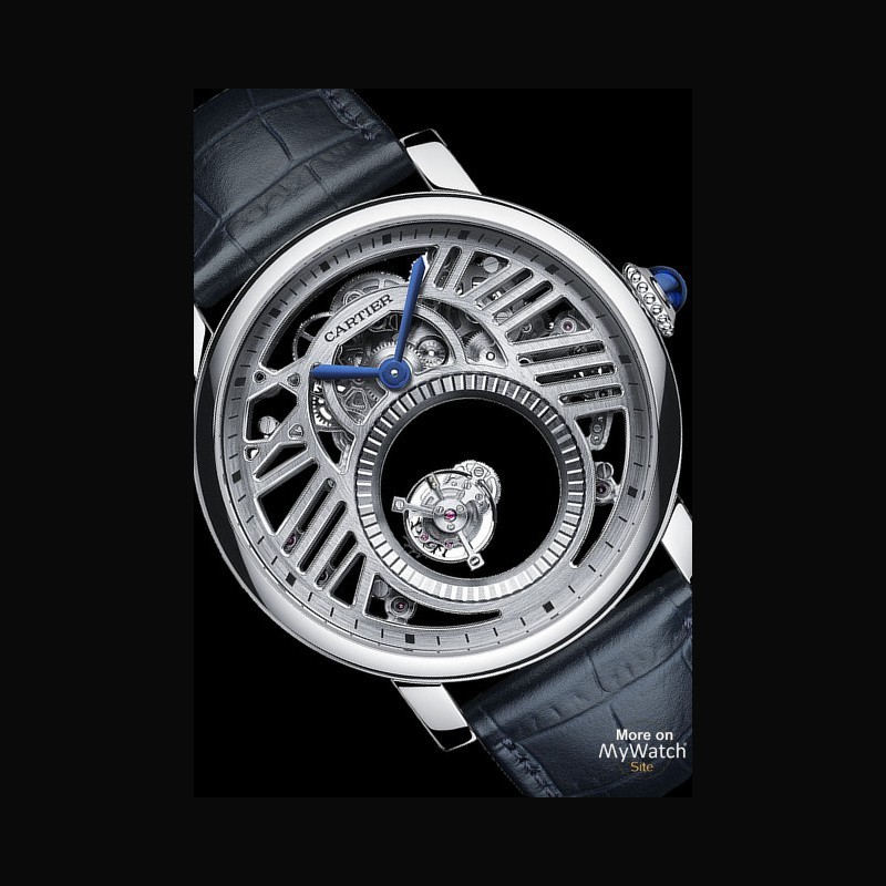 Pre-SIHH 2018 Rotonde de Cartier Skeleton Mysterious Double Tourbillon –