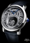 Rotonde de Cartier Double Tourbillon Mystérieux squelette