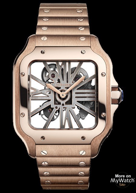 cartier santos de cartier skeleton