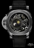 L'astronomo Luminor 1950 Tourbillon Moon phase, Equation of Time, GMT Titanio 50 mm