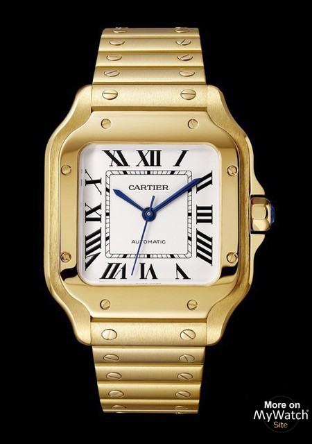 cartier santos white gold