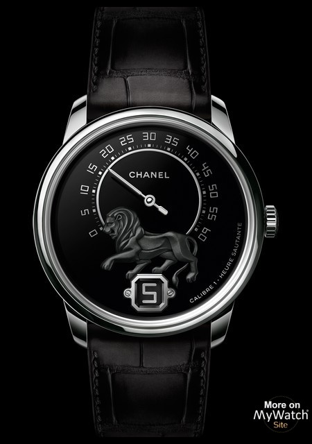 Watch Monsieur de Chanel  Accueil H4799 White Gold - Alligator Strap