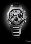 Laureato Chronographe - Acier sur acier cadran argenté