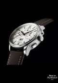 Senator Chronograph Panorama Date -   brown leather strap-