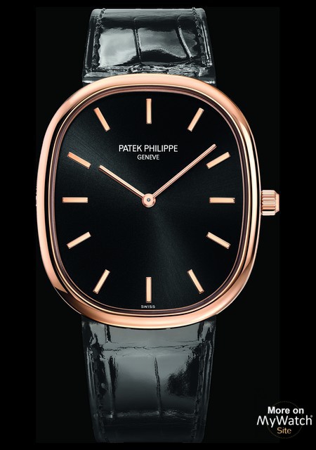 Watch Golden Ellipse  Patek Philippe 5738R-001 Rose Gold - Black