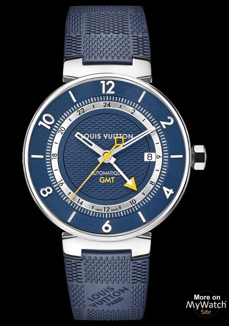 Watch Louis Vuitton Tambour Moon Blue GMT