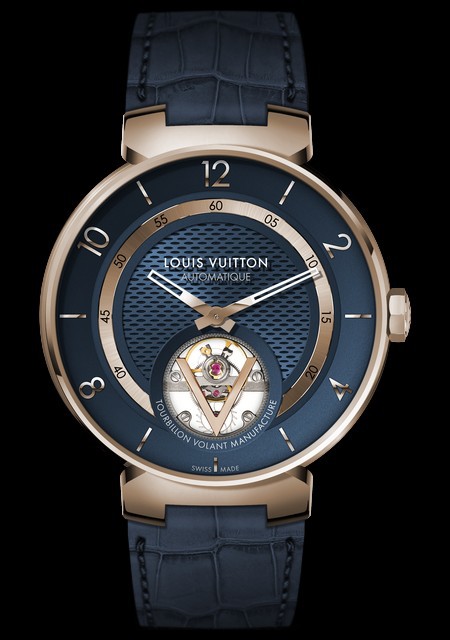 Hands-On: Louis Vuitton Tambour Moon Tourbillon Volant Poinçon De Genève  Green & Yellow Sapphire Watches