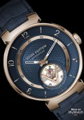 TAMBOUR MOON TOURBILLON VOLANT BLUE AND GOLD