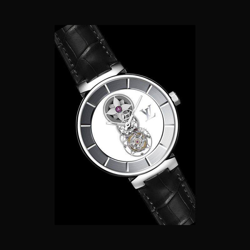 Louis Vuitton's enigmatic Tambour Moon Mystérieuse Flying Tourbillon –  Yakymour