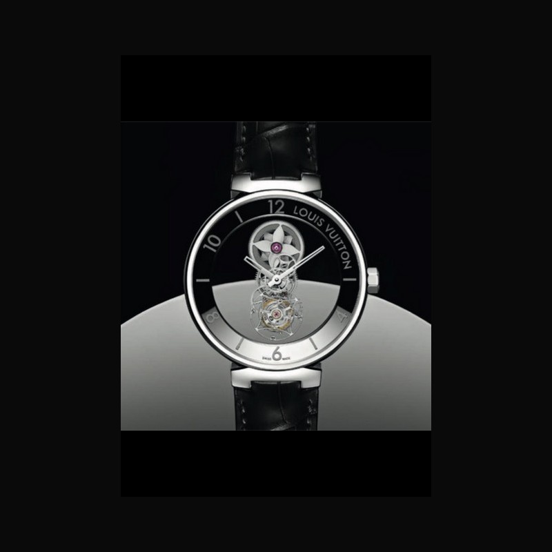 路易威登Tambour Moon Mysterieuse Flying Tourbillon 如花盛開的製錶