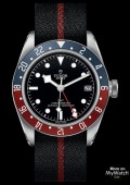 BLACK BAY GMT Cadran Noir Strap Noir Fabric