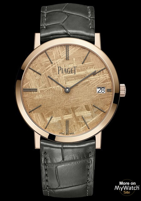 Watch Piaget Altiplano  Altiplano G0A44051 Pink Gold - Gold-Colored Dial -  Strap Alligator Leather