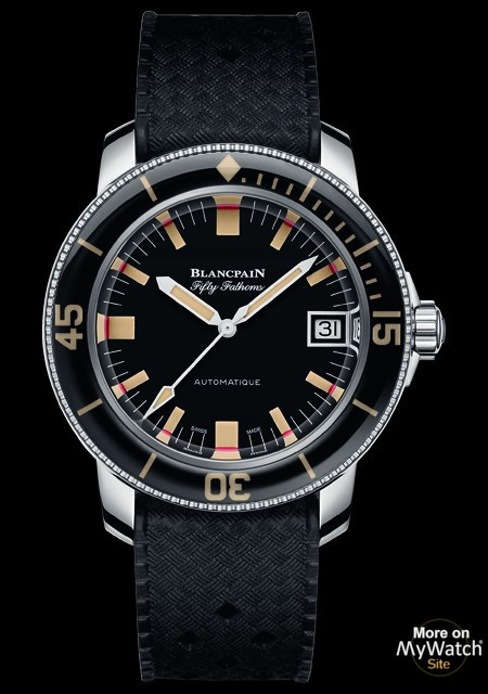 Watch Blancpain Fifty Fathoms Barakuda  Fifty Fathoms 5008B-1130-B52A  Steel - Black Dial