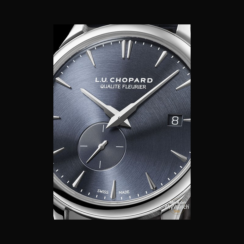 Watch Chopard L.U.C XPS Twist QF | L.U.C 161945-1001 White Gold - Blue-grey Dial - Strap ...