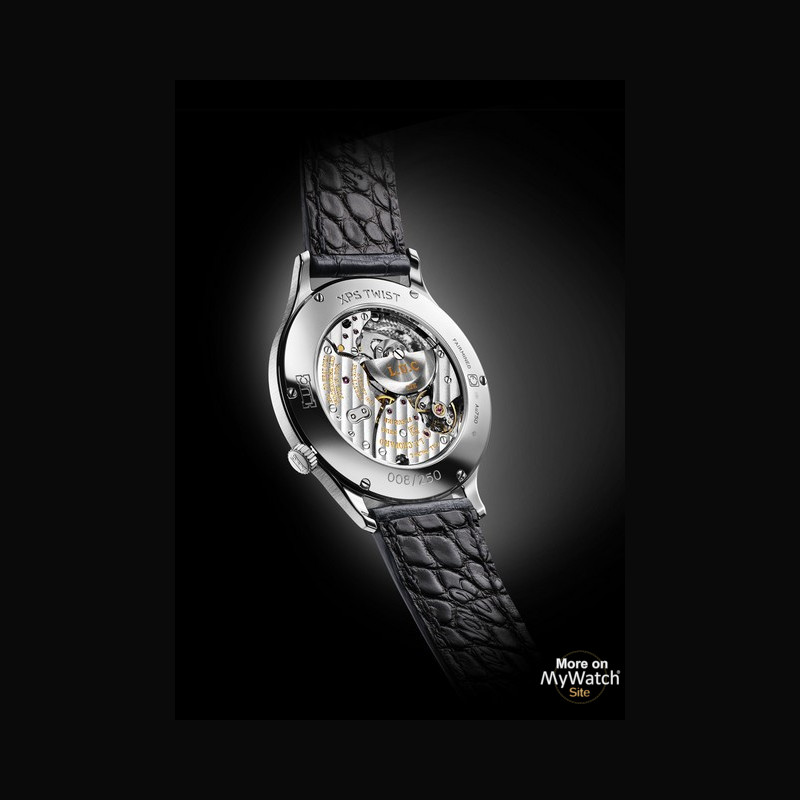 Watch Chopard L.U.C XPS Twist QF | L.U.C 161945-1001 White Gold - Blue-grey Dial - Strap ...