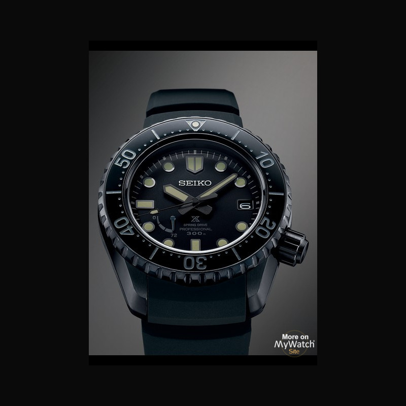 Watch Prospex LX Spring Drive Black | Seiko SNR031 Titanium - Bracelet ...